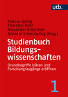 Buchcover Studienbuch Bildungswissenschaften (Band 1)