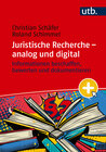 Buchcover Juristische Recherche – analog und digital