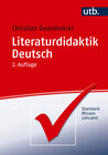 Buchcover Literaturdidaktik Deutsch