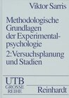 Buchcover Methodologische Grundlagen der Experimentalpsychologie