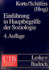 Buchcover Einführungskurs Soziologie