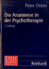 Buchcover Die Anamnese in der Psychotherapie