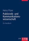 Buchcover Publizistik- und Kommunikationswissenschaft