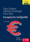 Buchcover Europäische Geldpolitik