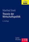 Buchcover Theorie der Wirtschaftspolitik