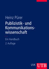 Buchcover Publizistik- und Kommunikationswissenschaft