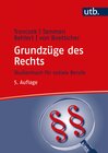 Buchcover Grundzüge des Rechts