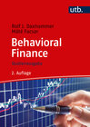 Buchcover Behavioral Finance