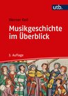 Buchcover Musikgeschichte im Überblick