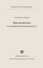 Buchcover Rekonstruktionen zum Delphischen Є und gnostischen Γ