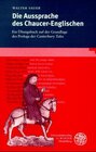 Buchcover Die Aussprache des Chaucer-Englischen