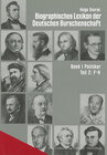 Buchcover Biographisches Lexikon der Deutschen Burschenschaften / F-H