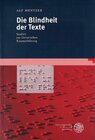 Buchcover Die Blindheit der Texte