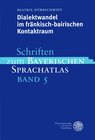 Buchcover Dialektwandel im fränkisch-bairischen Kontaktraum