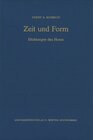 Buchcover Zeit und Form