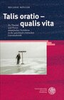 Buchcover Talis oratio - qualis vita