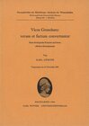 Buchcover Vicos Grundsatz: verum et factum convertuntur