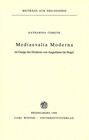 Buchcover Mediaevalia Moderna im Gange des Denkens von Augustinus bis Hegel
