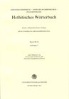 Buchcover Hethitisches Wörterbuch