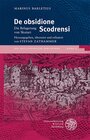Buchcover De obsidione Scodrensi