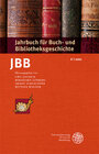 Buchcover Jahrbuch für Buch- und Bibliotheksgeschichte 6 | 2021