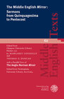 Buchcover The Middle English ‘Mirror’: Sermons from Quinquagesima to Pentecost