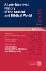 Buchcover A Late-Medieval History of the Ancient and Biblical World / Introduction, Commentary, Glossary, and Bibliography
