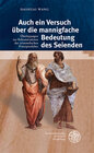 Buchcover Auch ein Versuch über die mannigfache Bedeutung des Seienden