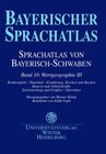 Buchcover Sprachatlas von Bayerisch-Schwaben (SBS) / Wortgeographie III
