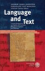 Buchcover Language and Text