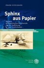 Buchcover Sphinx aus Papier