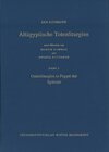 Buchcover Altägyptische Totenliturgien / Osirisliturgien in Papyri der Spätzeit