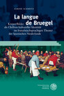 Buchcover La langue de Bruegel