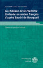 Buchcover La 'Chanson de la Première Croisade' en ancien français d’après Baudri de Bourgueil
