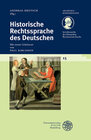 Buchcover Schriftenreihe des Deutschen Rechtswörterbuchs / Historische Rechtssprache des Deutschen