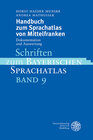 Buchcover Handbuch zum Sprachatlas von Mittelfranken