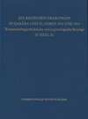Buchcover Die Badischen Grabungen in Qarâra und El-Hibeh 1913 und 1914