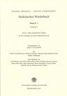 Buchcover Hethitisches Wörterbuch / Band VI: I