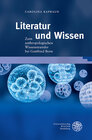 Buchcover Literatur und Wissen