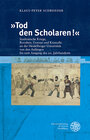 Buchcover 'Tod den Scholaren!'