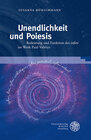 Buchcover Unendlichkeit und Poiesis