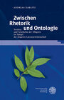 Buchcover Zwischen Rhetorik und Ontologie