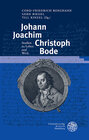 Buchcover Johann Joachim Christoph Bode