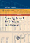 Buchcover Sprachgebrauch im Nationalsozialismus