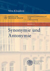 Buchcover Synonymie und Antonymie