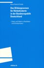 Buchcover Das Bildungswesen für Hörbehinderte in der Bundesrepublik Deutschland