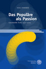 Buchcover Das Populäre als Passion