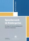 Buchcover Spracherwerb im Kindergarten