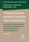 Buchcover Tiefenpsychologisch orientierte Psychotherapie im Justizvollzug