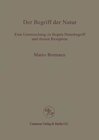 Buchcover Der Begriff der Natur